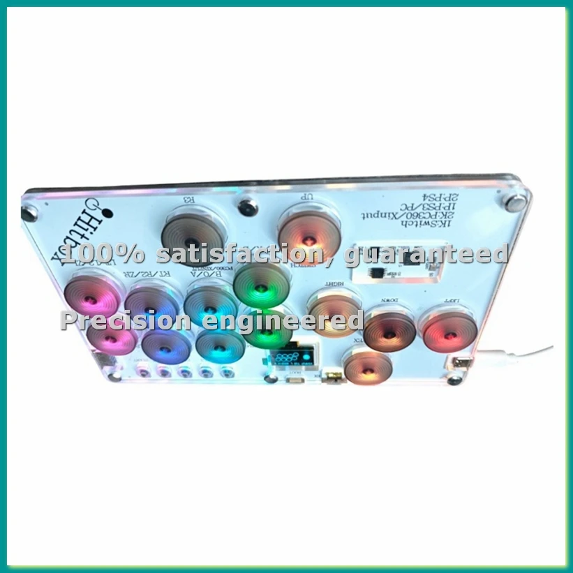 Controller Arcade Fight Stick Joystick Keyboard SOCD No Delay for /PC//NS/ Game Console-BCBW