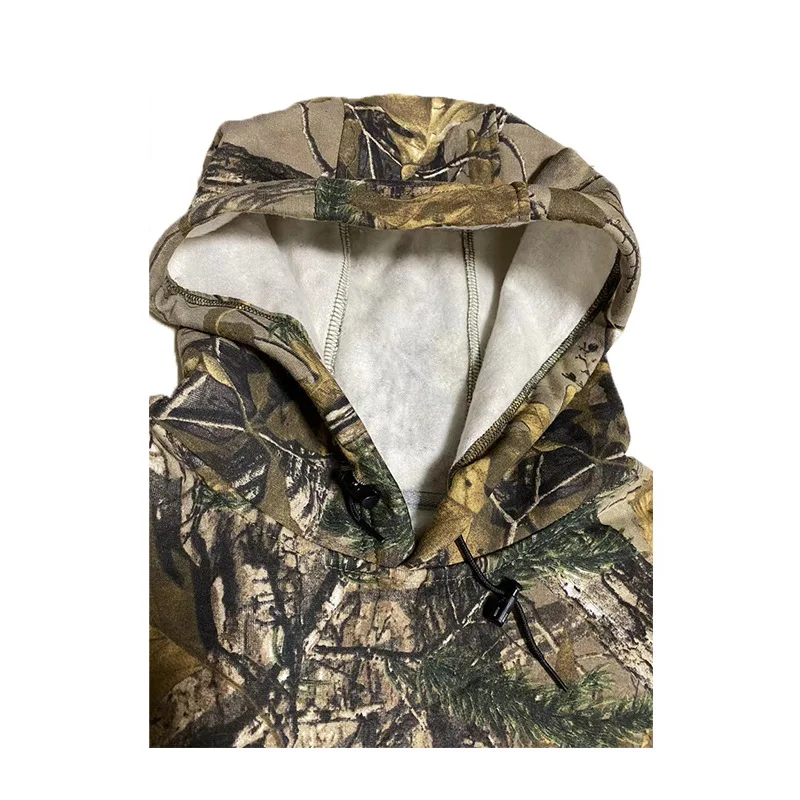 Pull à capuche en coton pour homme, sweats à capuche de pêche, haut de sport de chasse Boinic, sourire fin, chaud, branche enrichie, printemps,