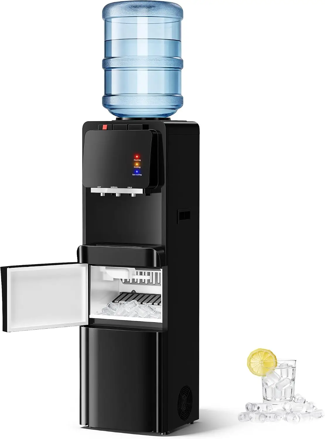 4 In 1 Top Loading Water Cooler Water Dispenser Ice Maker