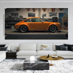 Classic Vintage Sports Car 911 Poster And Print Retro Luxury Racing Canvas Painting Automobile Wall Art Picture Room Decor Gift