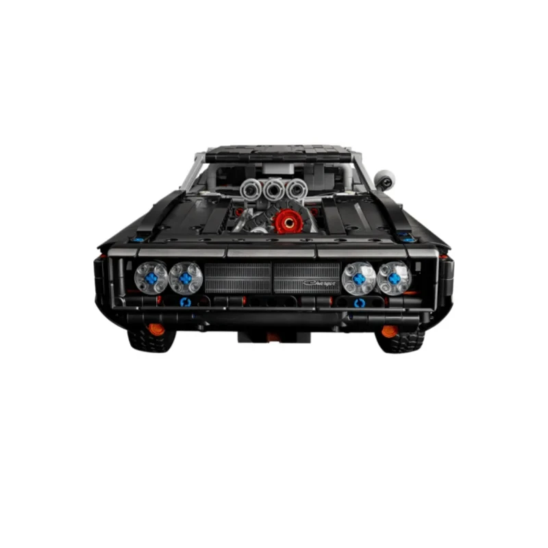 2026 new creative educational building blocks mechanical set Dodge Fast and Furious men and Women holiday car gifts view 4
