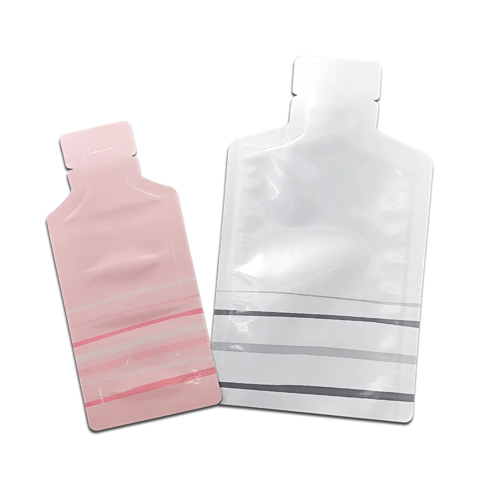 

Glossy Pure Aluminum Packaging Bag for Honey Facial Cleanser Cosmetic Liquid Packaging Aluminum Foil Metal Pouch