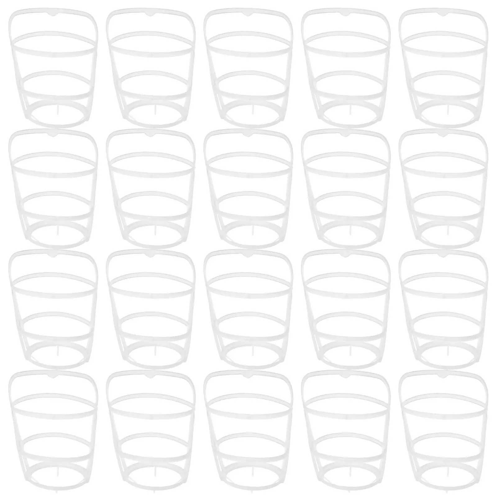 20Pcs Infusion Bottle Net Covers Thick Plastic Reusable Saline Bottle Holders for Hospital Clinic Infusion Stands
