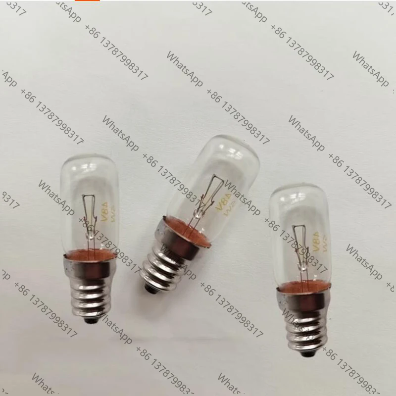 10PCS Small screw bulb e12 45V 48V 60V 5W 10W threaded bulb instrument indicator light warm light tungsten filament lamp