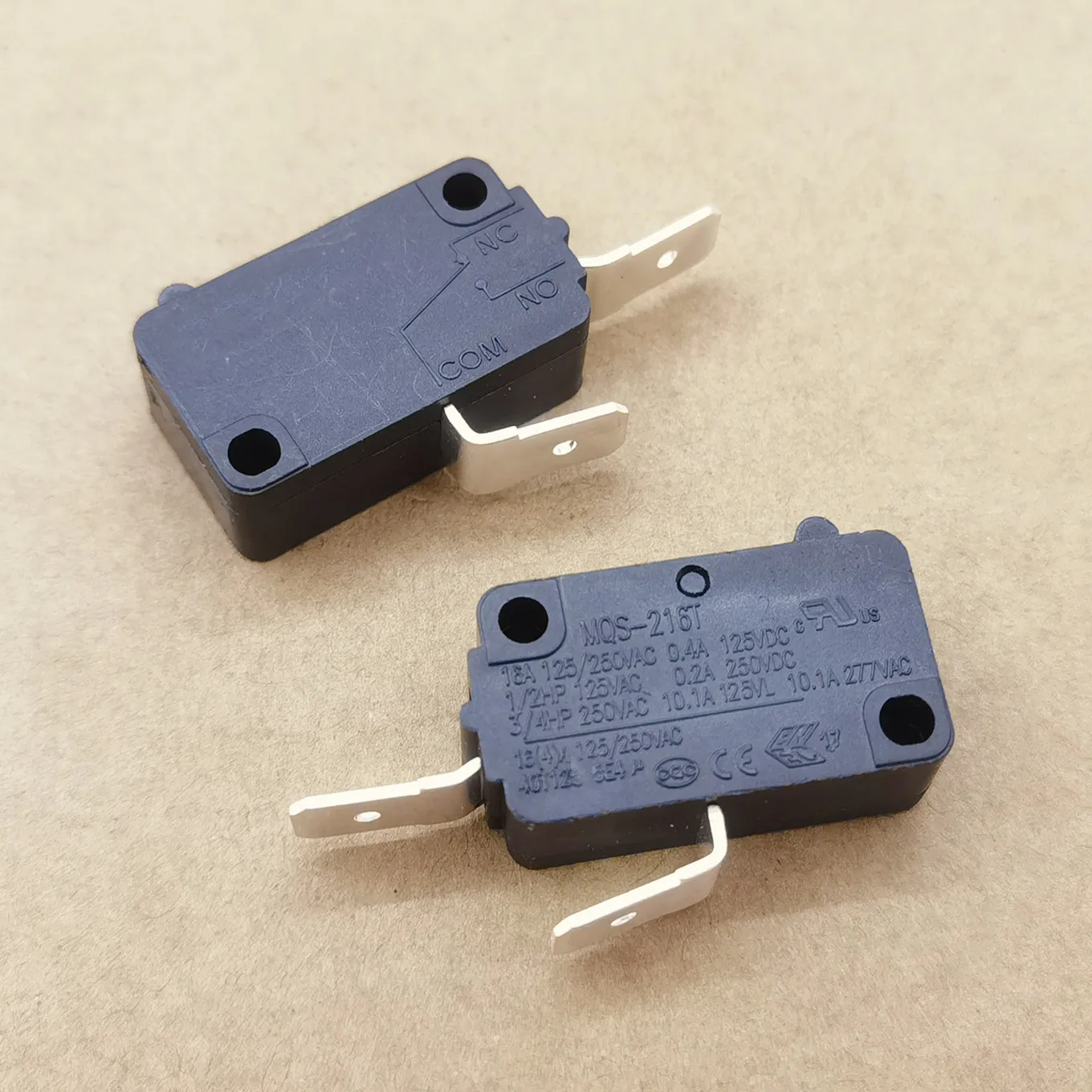 

Original New 100% MQS-216T large micro switch 2pin normally open stroke reset touch button 16A