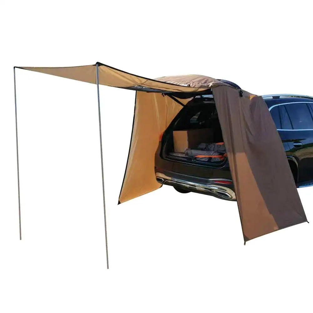 SUV-Kofferraumzelt für Camping, wasserdichtes SUV-Heckklappen-Vordach, tragbares Auto-Hecktürzelt, Außenschutz und Sonnenschutz für Auto-Camping – Detail 9