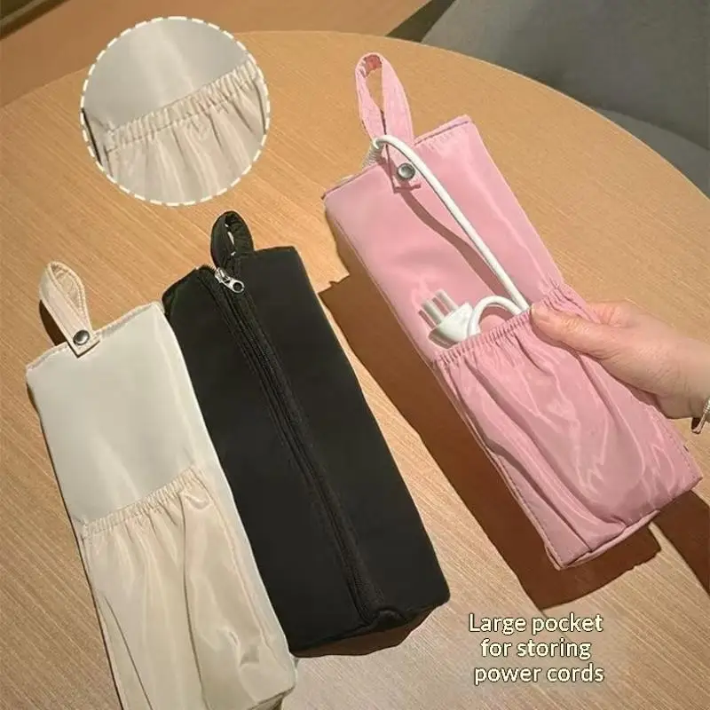 1pc saco de armazenamento portátil resistente a altas temperaturas saco de armazenamento com zíper de isolamento térmico para viagens