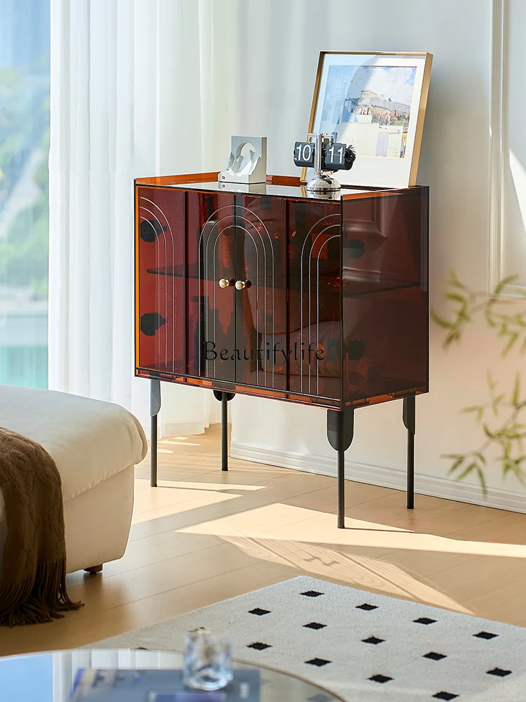 

Acrylic wall-mounted storage cabinet entryway wine cabinet