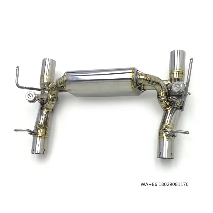 

Высокопроизводительная выхлопная система OEM Titanium Vacuum Valve Catback для Ferrari 488 3.9T V8 2015-2019, выхлопная труба