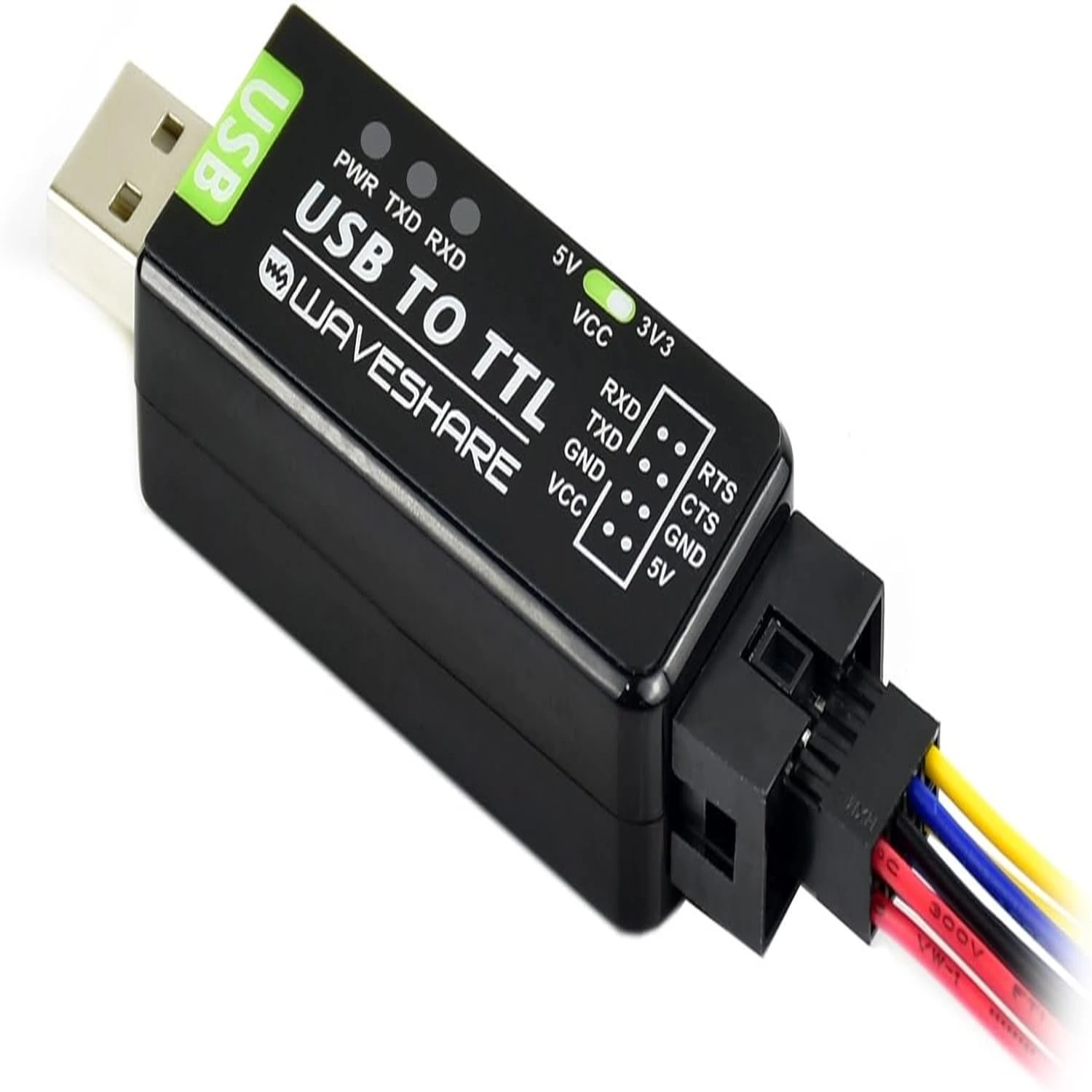 

Высокоскоростной промышленный адаптер преобразователя USB в TTL с встроенным оригинальным чипом FT232RL, поддержкой порта устройства UART 300 бит/с 3 Мбит/с D