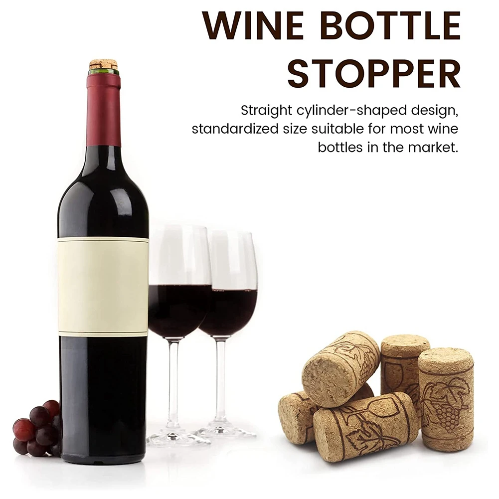 Wine Corks Wooden Cork Wine Bottles Cork for Natural Corks for Wooden Wine Corks for DIY Decoration and Hobbies