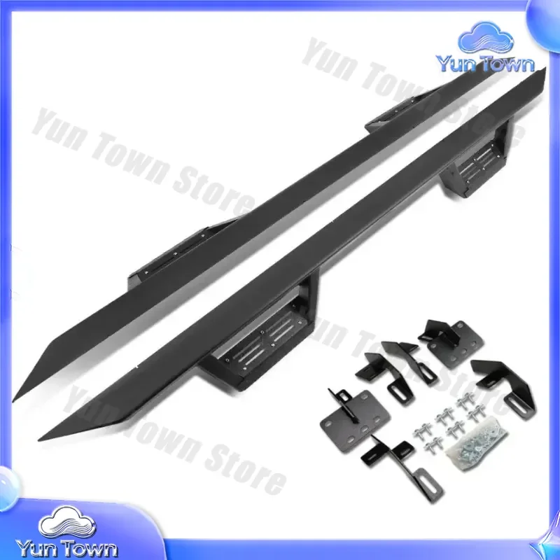HW 4X4 Offroad Side Step Double C for TACOMA 05-20 for Toyota Tacoma Rock Sliders Running Boards Step Bars Off Road