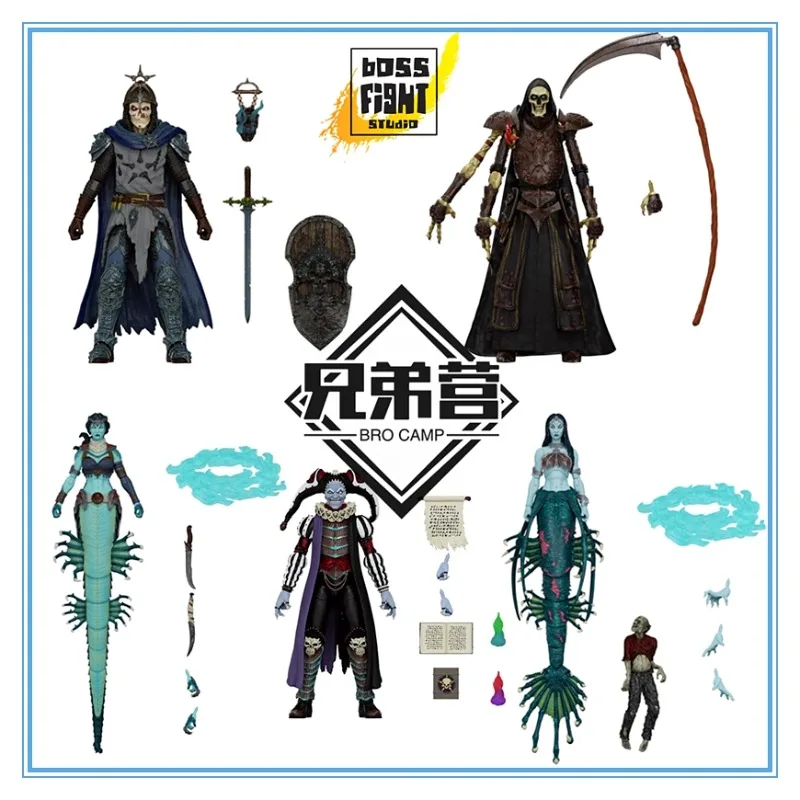 BFS Boss Fight Studio 3.75 inches 1:18 court of dead Holy Knight Soul Stealing Skull action figure collection model toy