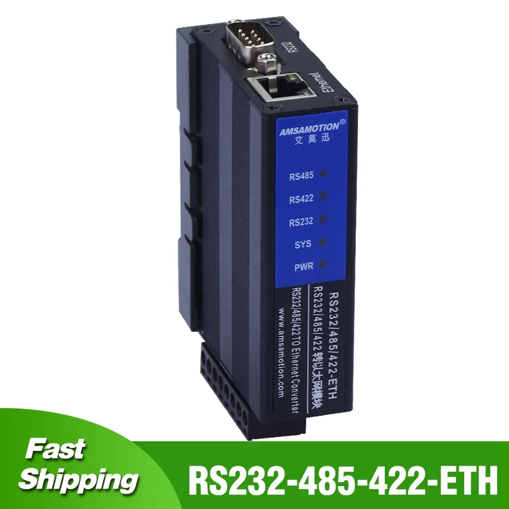 Convertitore modulo server seriale RS232/RS485/RS422 a Ethernet RS232 RS485 RS422 Segnale RTU a Modbus TCP/IP