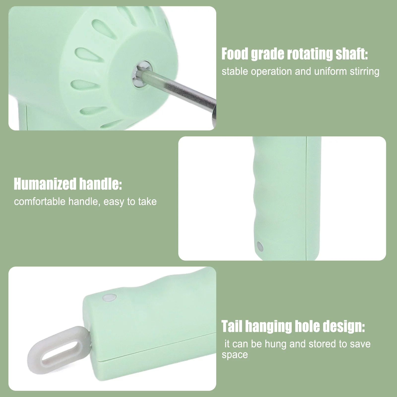 電気コードレスハンドミキサー小型家庭用 3 速度変更泡立て器キッチンベーキング用