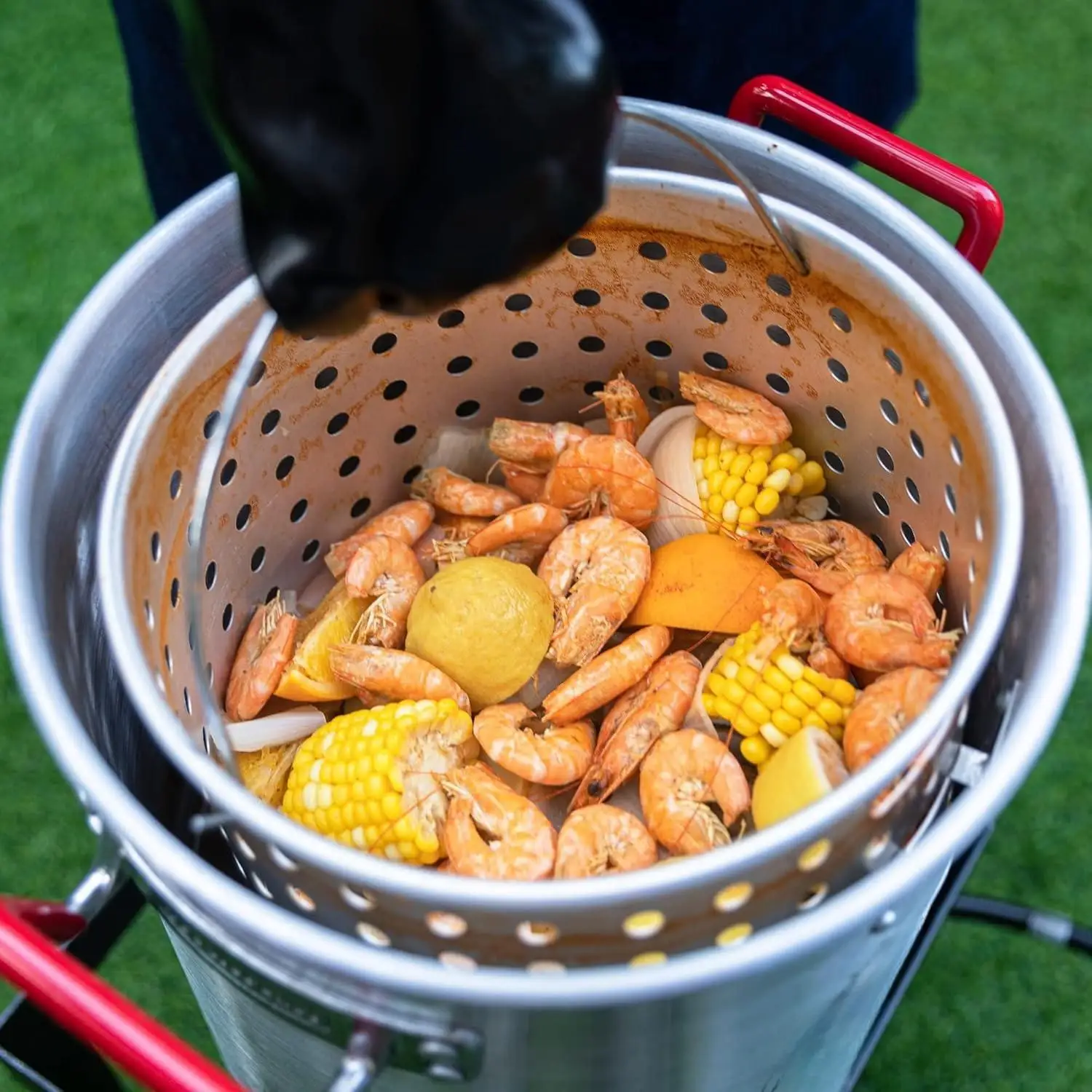 البروبان 30 كيو تي. تركيا و10 كيو تي. مجموعة باخرة لغلاية مقلاة السمك، موقد 50000 وحدة حرارية بريطانية، مثالية للطهي في الهواء الطلق #4