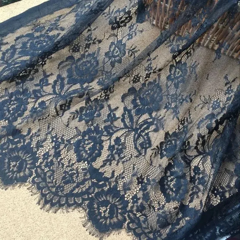3 Meter New High-quality Knitted Eyelashes, Lace Lace Fabric, Handmade Headband, Wedding Dress Decoration, Clothing Accessories