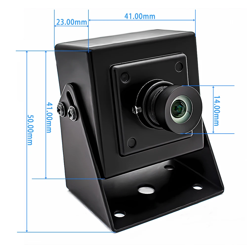 كاميرا WGWK 6MP IP IMX335 H.265 Blacklight 1/2.8 "Cmos Sensor 3.2mm 79 °   كاميرا ويب بدون تشويه بعدسة منخفضة الإضاءة RTSP Onvif HD