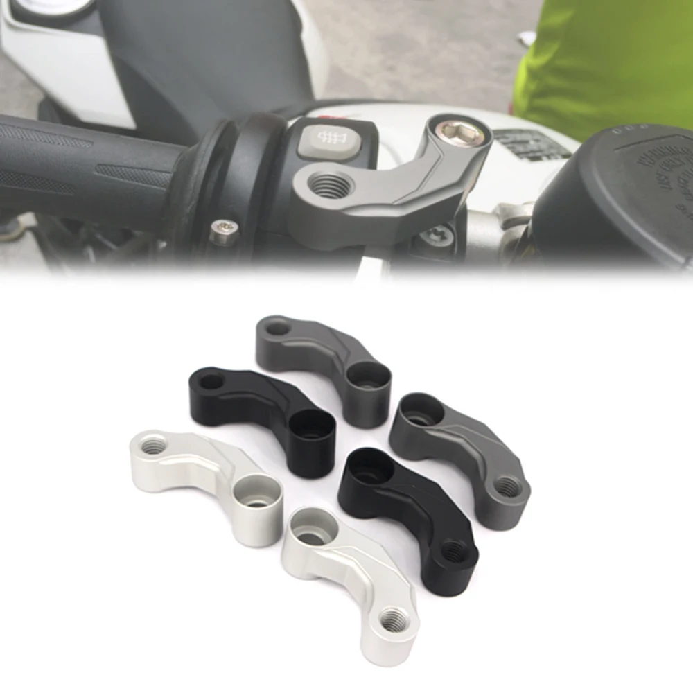 

Motorcycle Rearview Mirror Riser Extension Brackets Adapter For BMW R1250GS R1200GS F850GS F750GS F800GS F700GS F900XR F900R