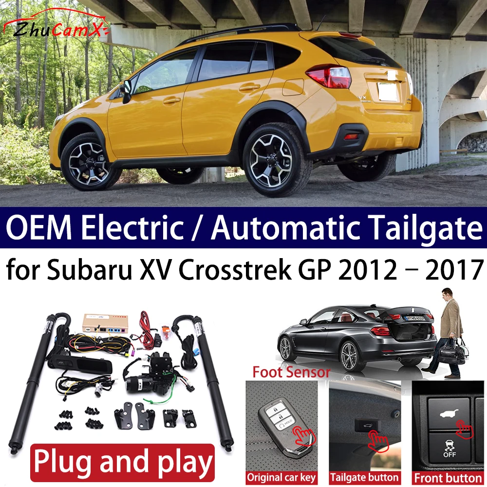 

ZhuCamX for Subaru XV Crosstrek GP 2012–2017 Car OEM Power Electric Automatic One-Click Smart Liftgate Tail Gate Support Opener