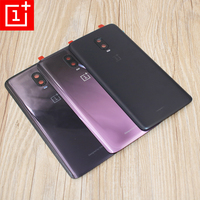 Original Back Glass Cover For Oneplus 6T Battery Cover Rear Door Housing Case Replacement Parts For One Plus 1+ 6T & Camera Lens