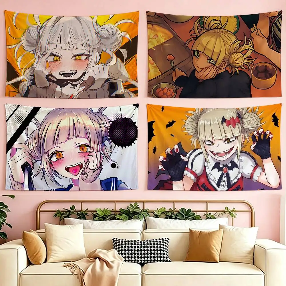 H-Himiko T-Toga Custom Flags Suitable For Party Club Outdoor Interior Wall Decoration Banner Fans Gift