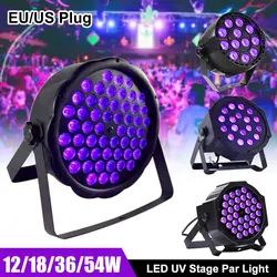 F2 Led Stage Par Lights Violet Podiumlicht Dj Disco Uv Black Light Par Light Sound Geactiveerd Remote Dmx Control Kerstfeest