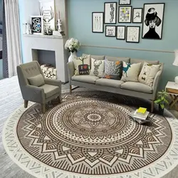 Round carpet persian carpet  circle rug  outdoor patio area rug waterproof luxury washable Large area  rugs hallway Room decor