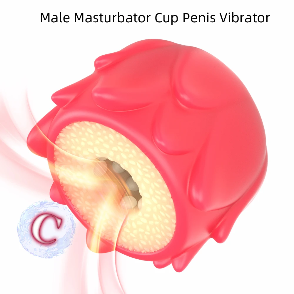 Pitaya Masturbators for Men Open Ended Penis Massage Penile exerciser Male Masturbator Cup Sex Toys for Men Adult Goods for Men