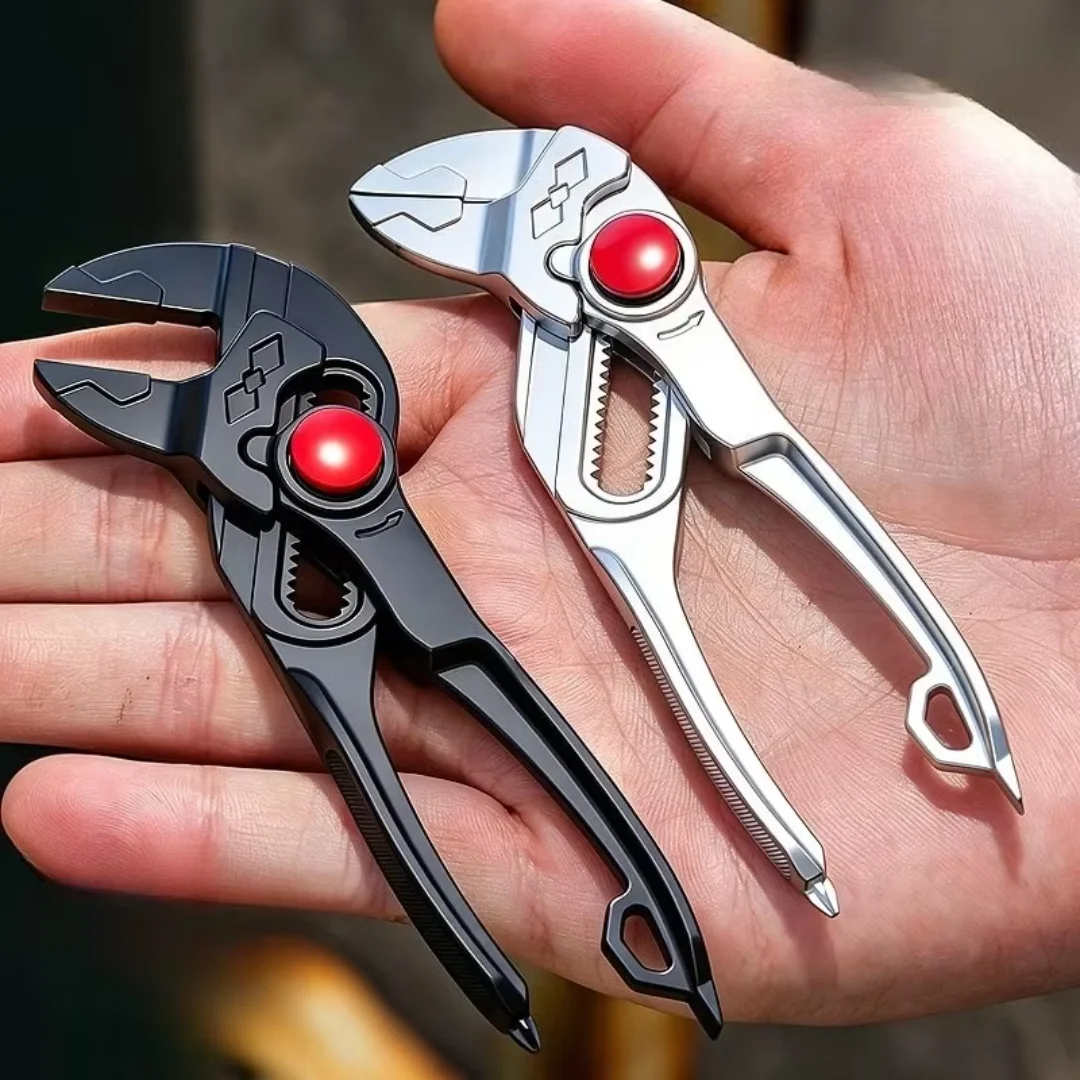 4 Inch Adjustable Water Pump Pliers Mini Multifunctional Plumbing Pipe Wrench Industrial Grade High Hardness Hand Tool