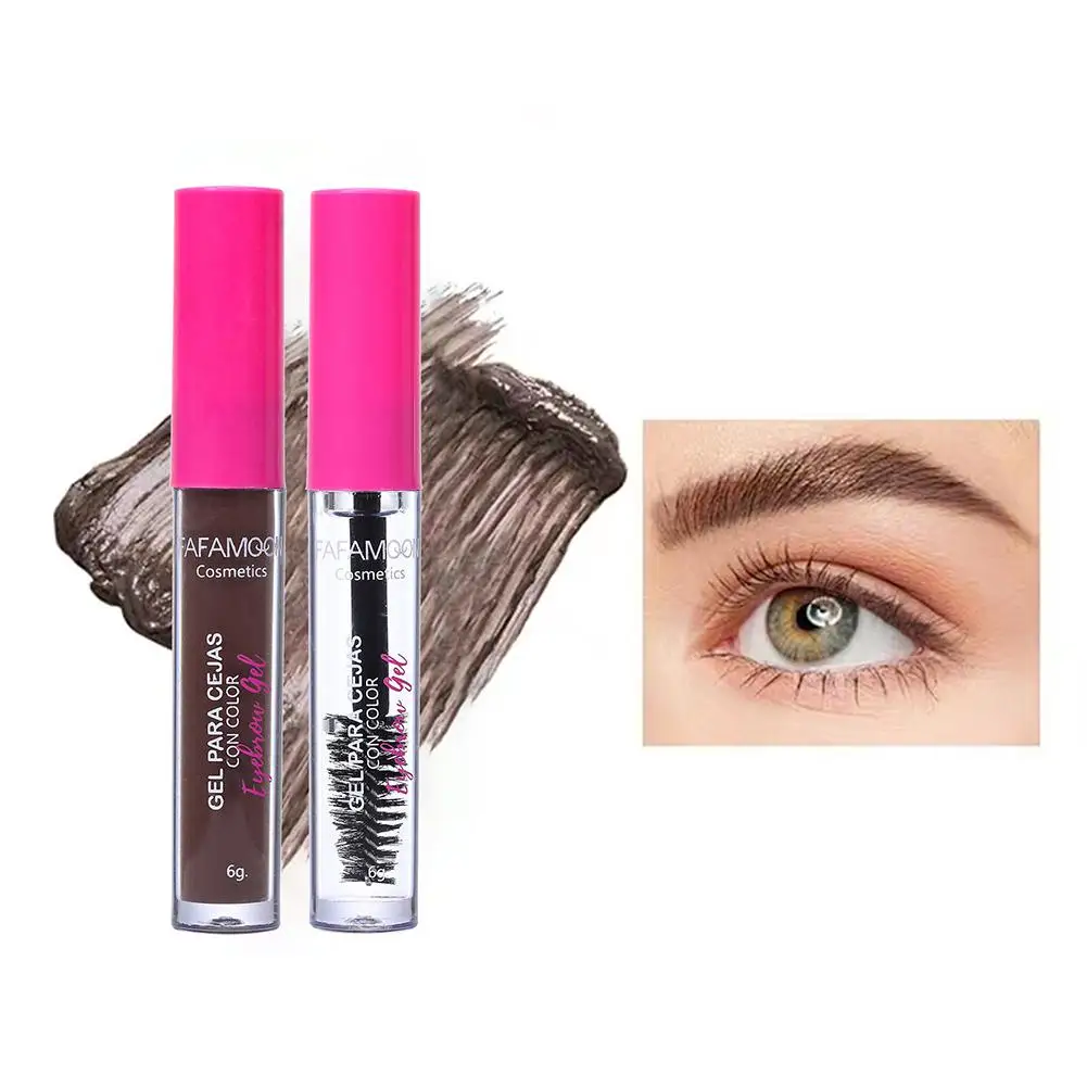 Impermeável Sobrancelha Creme Gel Kit, de longa duração, Eye Brow Enhancers, Cosméticos Maquiagem para Mulheres, Styling, J0x8