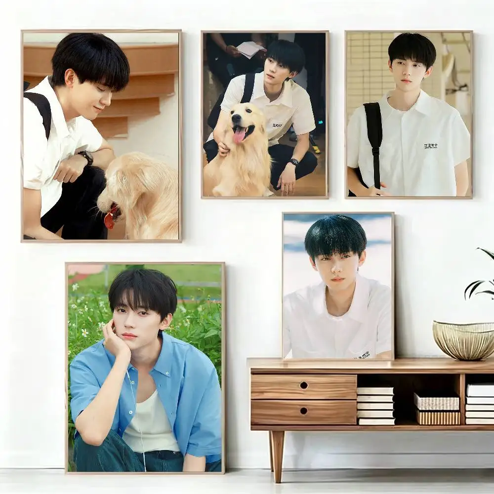 Zhou Yiran Zhang Lurang Poster High Quality Dorm Living Room Aesthetic Wall Decoration Painting Stickers Gift