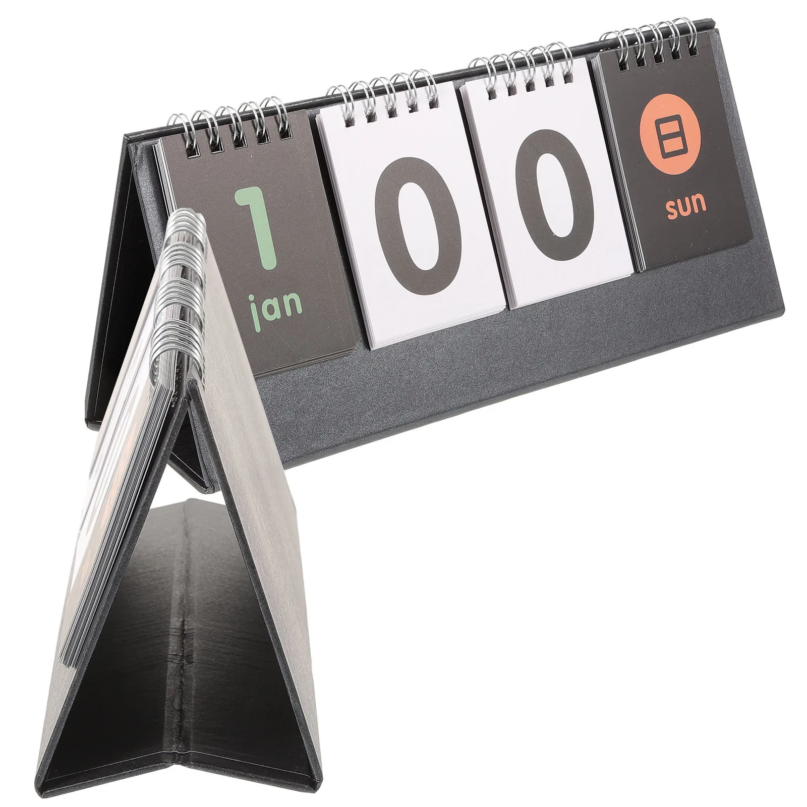 2 قطعة تقويم العد التنازلي سلس قوي سطح المكتب زخرفة خفيفة الوزن الجدول التقويم لتنظيم جدول الأعمال اليومي استخدام المكتب المنزلي #3