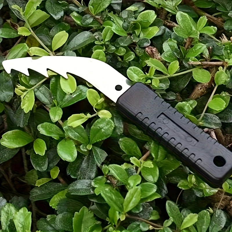 Stainless Steel Gardening Knife Convenient Fast Handy Weeding Sickle Garden Manual Weeding Tool Household Accessories Grass Hook