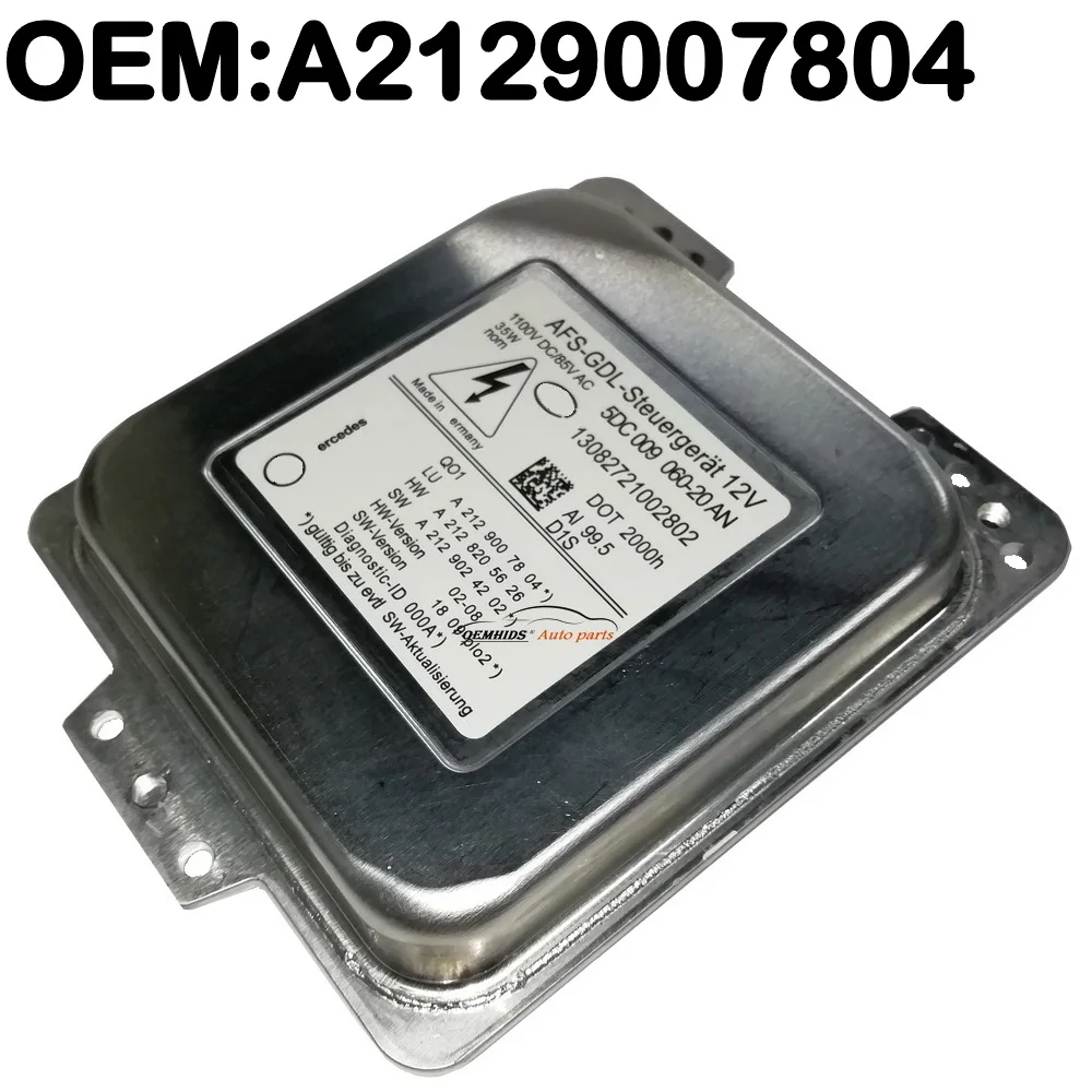 AFS GDL A2129007804 D1S módulo de faro de balasto HID de xenón para 09-15 W212 C207 A207 E200 E260 E300 E350 5DC00906020 original nuevo