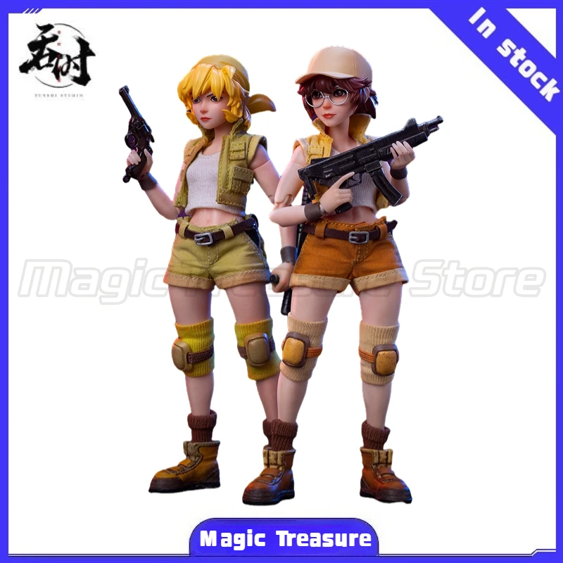 

【MT】Оригинальный TUN SHI Metal Slug 3 Eri Kasamoto Fiolina Germi 1/12, экшн-фигурка, коллекция игрушек