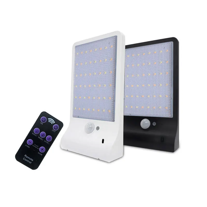 Solar New Remote Control48LEDSolar Powered Light Outdoor Integrated Street Light Household Outdoor Garden Light