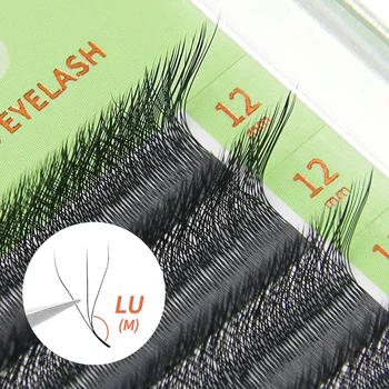 GLAMLASH L/LU/M W Forma Estensione Ciglia 3D Premade Volume Fan Ciglia W Stile YY Ciglia Visone Finto Volume Ciglia Ciglia Naturali