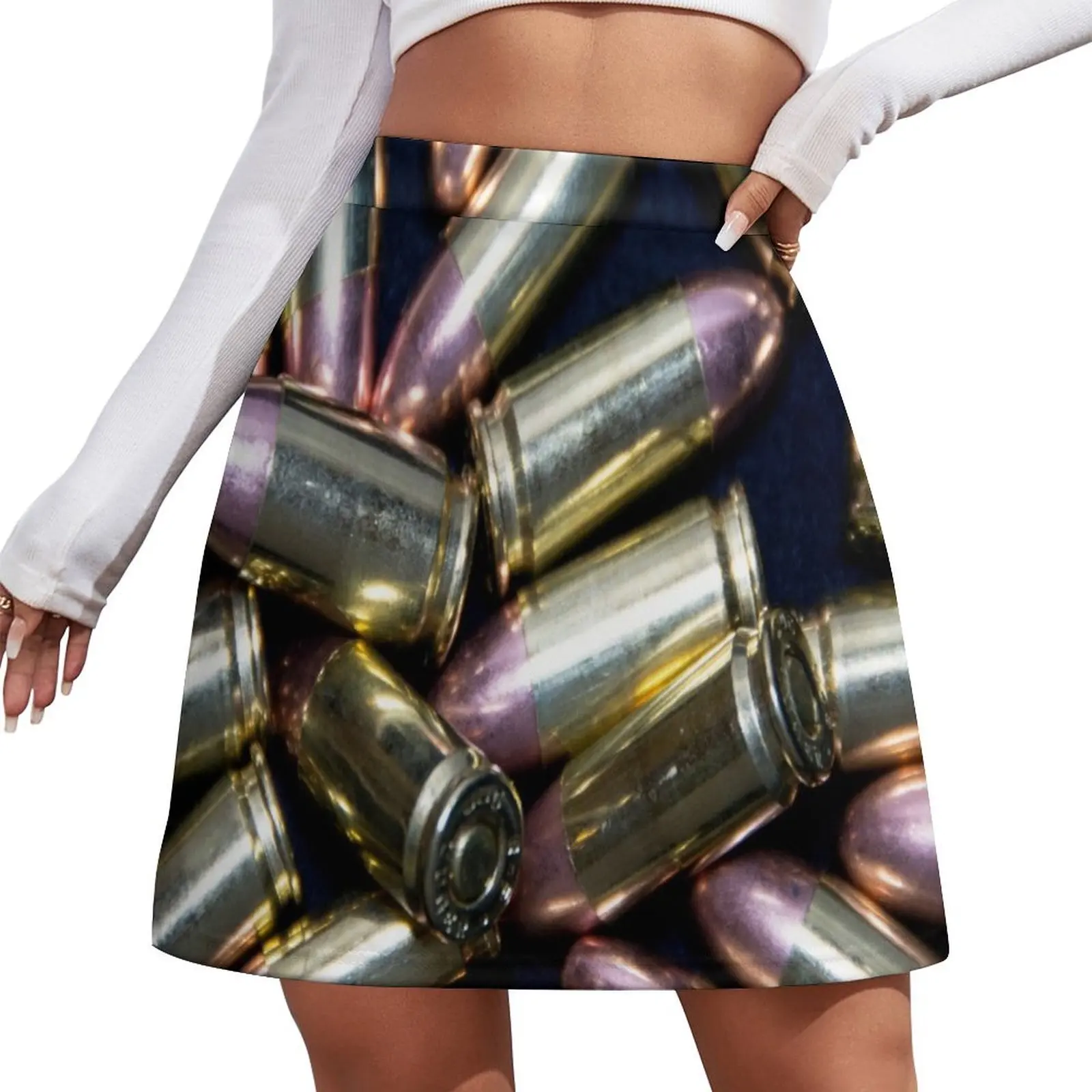 

Cluster of 9mm Ammo Mini Skirt skirts summer 2025 woman micro mini skirt extreme Mini Skirt