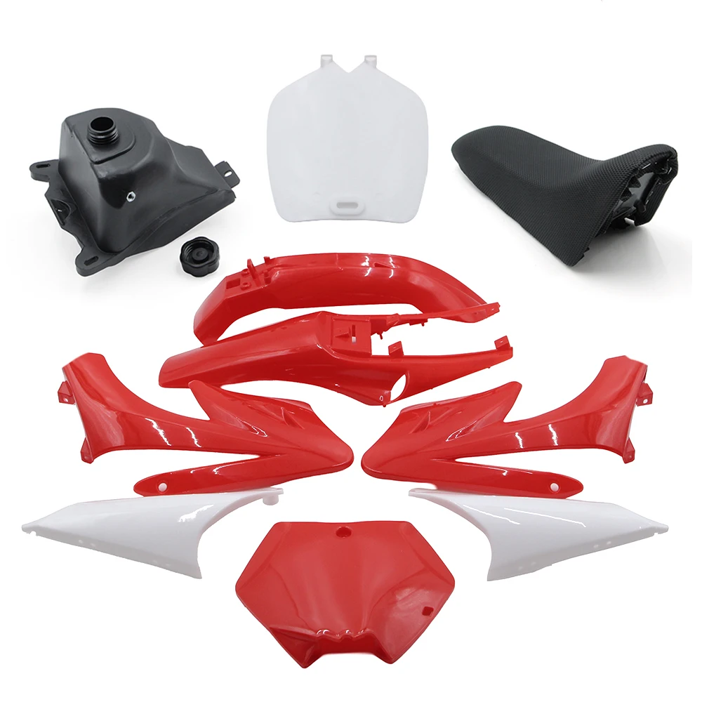 Plastic Mudguard Fairing Body Kits Seats Gas Fuel Tanks Replaces For 2-Stroke 47cc 49cc Engine Apollo Mini Kids Dirt Pocket Bike