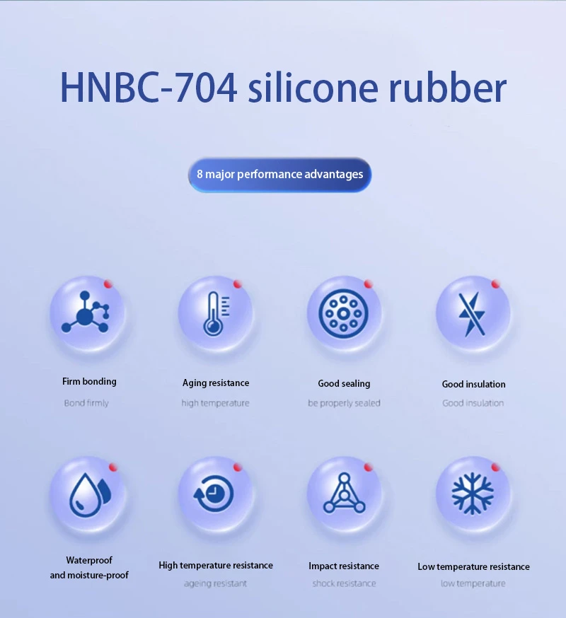 704 Silikonkautschuk Hochtemperaturbeständiger Elektronischer Wasserdichter Isolierkleber Stark Hitzebeständiger Silikon-Dichtungskleber – Detail 13