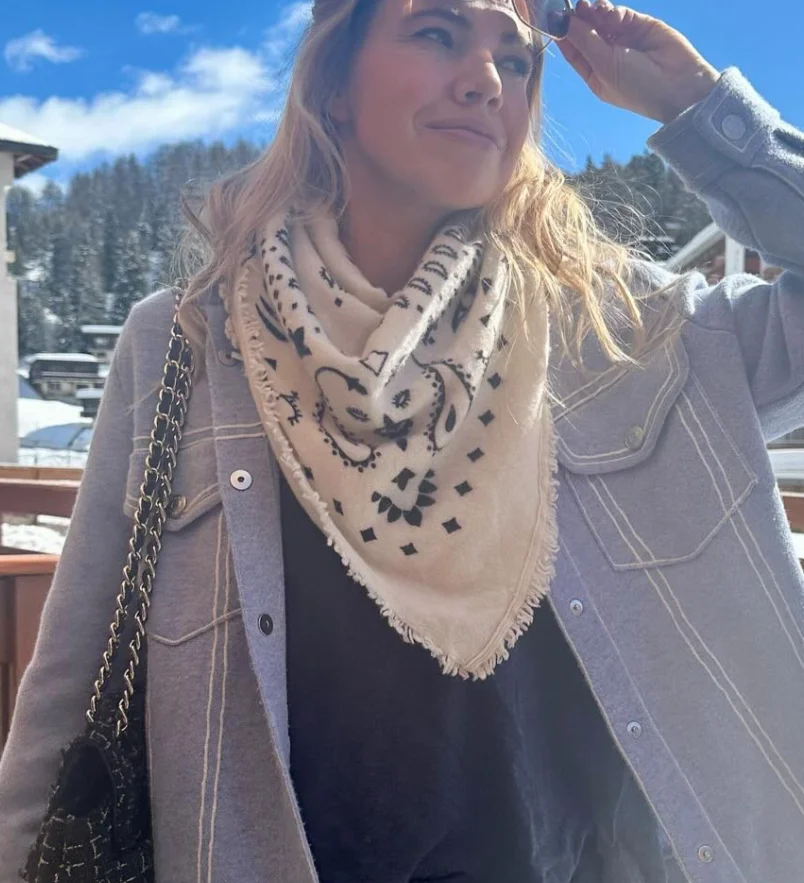 Vintage Paisley Bandana Schal für Damen – Quadratischer Halstuch mit Fransen, vielseitiger Retro-Kopftuch und Haarband 2026