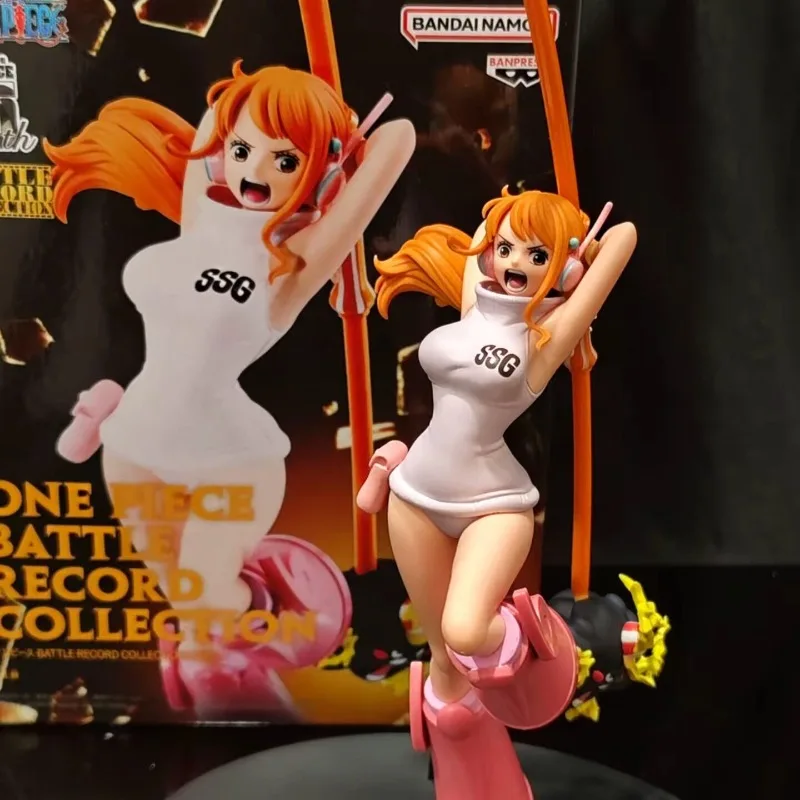 Autentyczne japońskie figurki akcji Bandai One Piece BRC Future Island 15cm Nami, prezenty urodzinowe dla dorosłych i dzieci