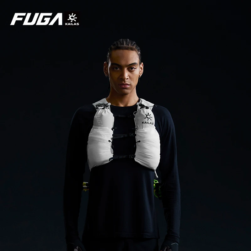 KAILAS New FUGA ULTRA 18L Unisex Travel Marathon Trail Running Hiking Cycling Backpacks  with Dual Soft Water Bottles KA2654001