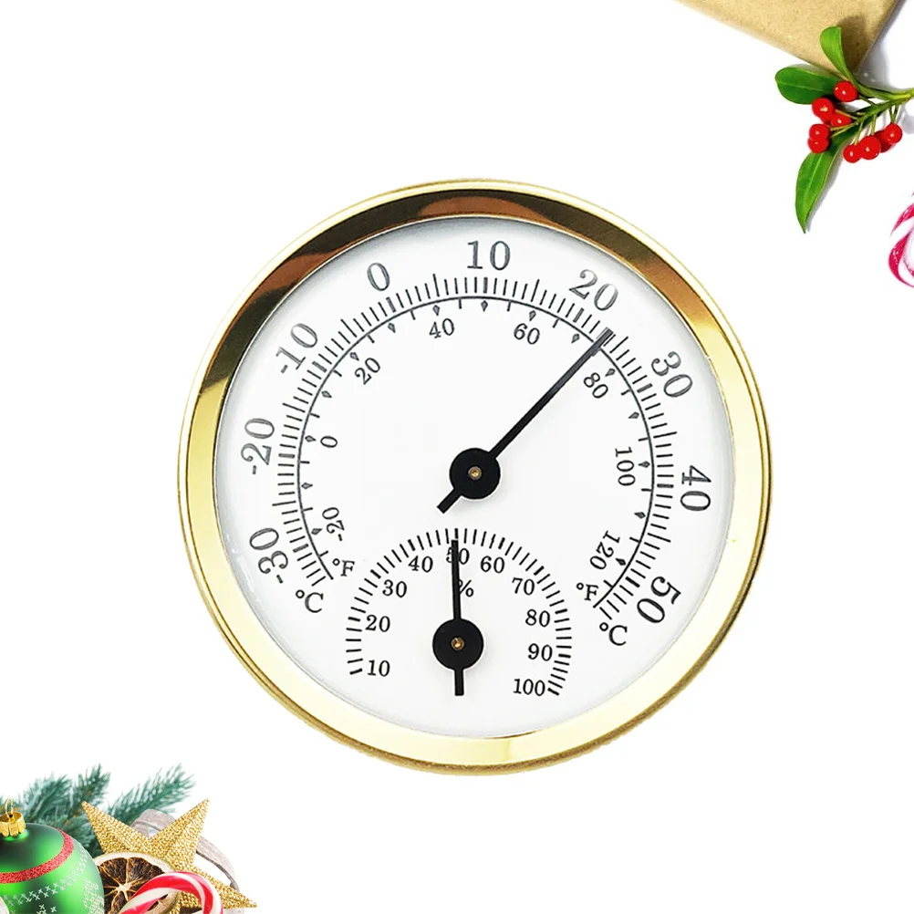 

Mini Hygrothermograph with High Precision Analog Humidity Temperature Meter for Indoor Outdoor Use Thermometer