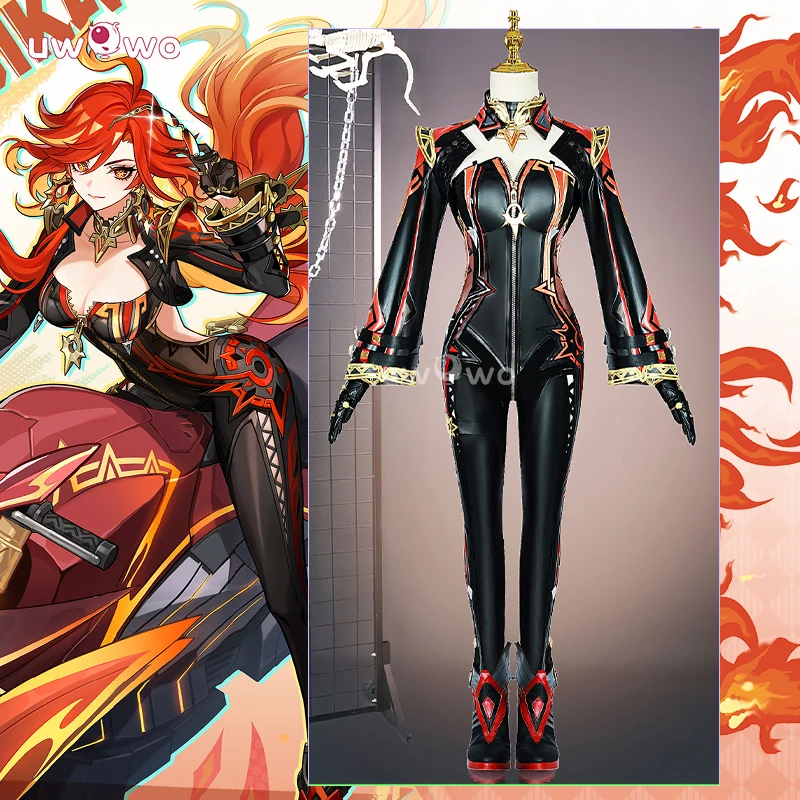 

UWOWO Collab Series:Mavuika Cosplay Game Genshin Impact Mavuika Pyro Archon Cosplay Costume New Outfit XS-3XL Halloween Costume