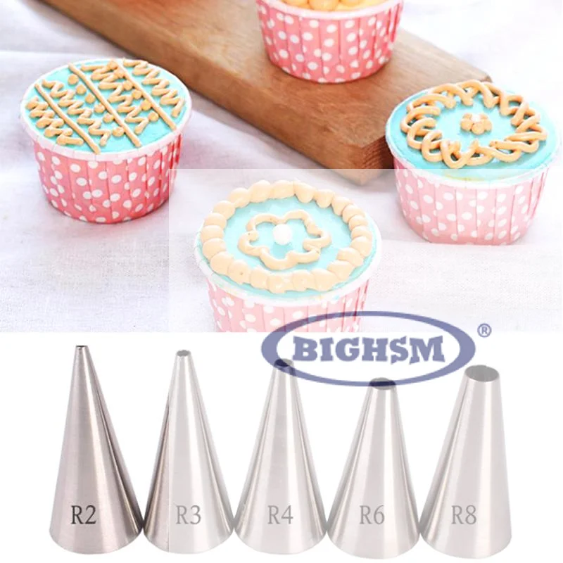 1Pc Stainless Steel Piping Tips Set Multi Shapes Durable Design For Baking Cookies Cupcakes Pastry Making
