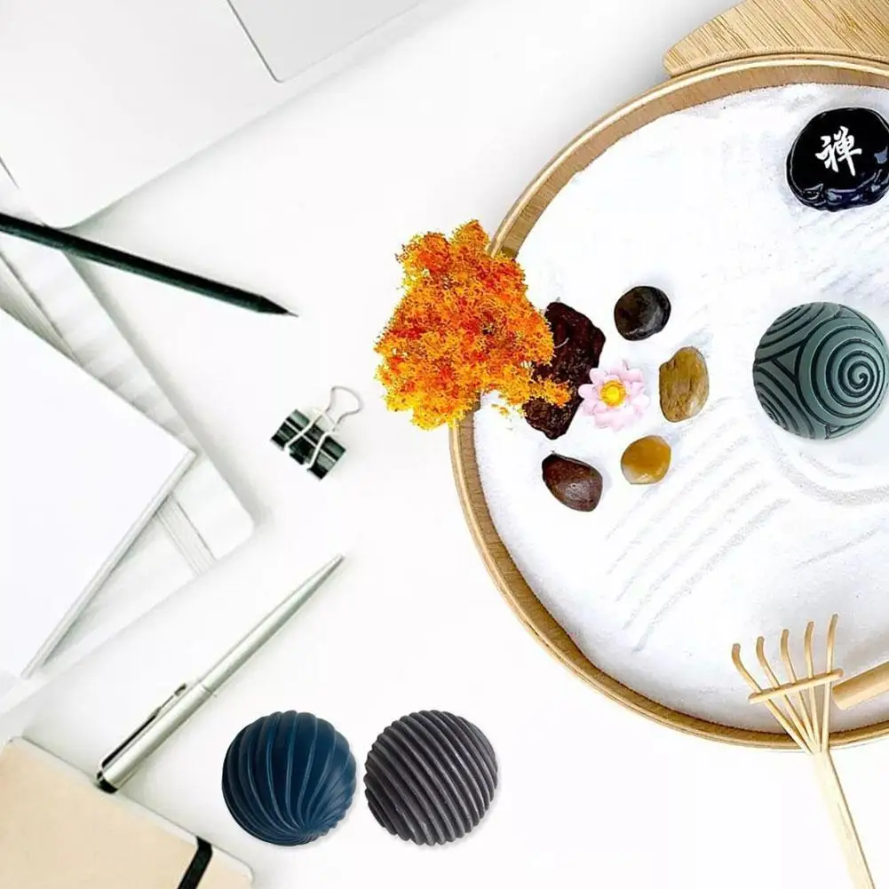 Sand Table Ball Decor Resin Modern Minimalist Coral Texture Ornament For Coffee Table Living Room Entryway Home Decor Accessory