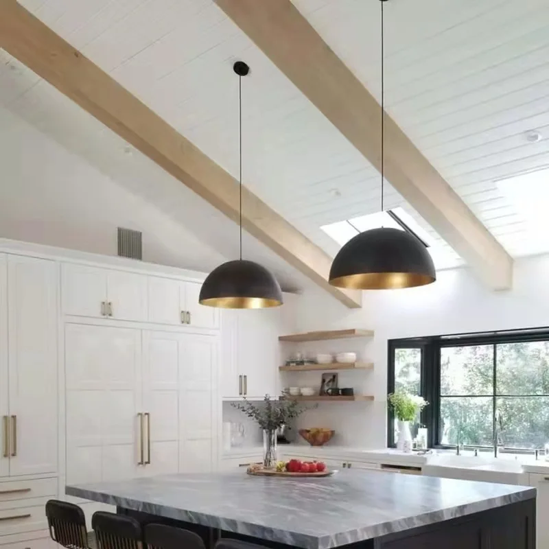 

American Industrial Style LED Pendant Light Vintage Antique Craftsmanship Hanging Lamps Restaurant Bar Cafe Homestay Luminaires