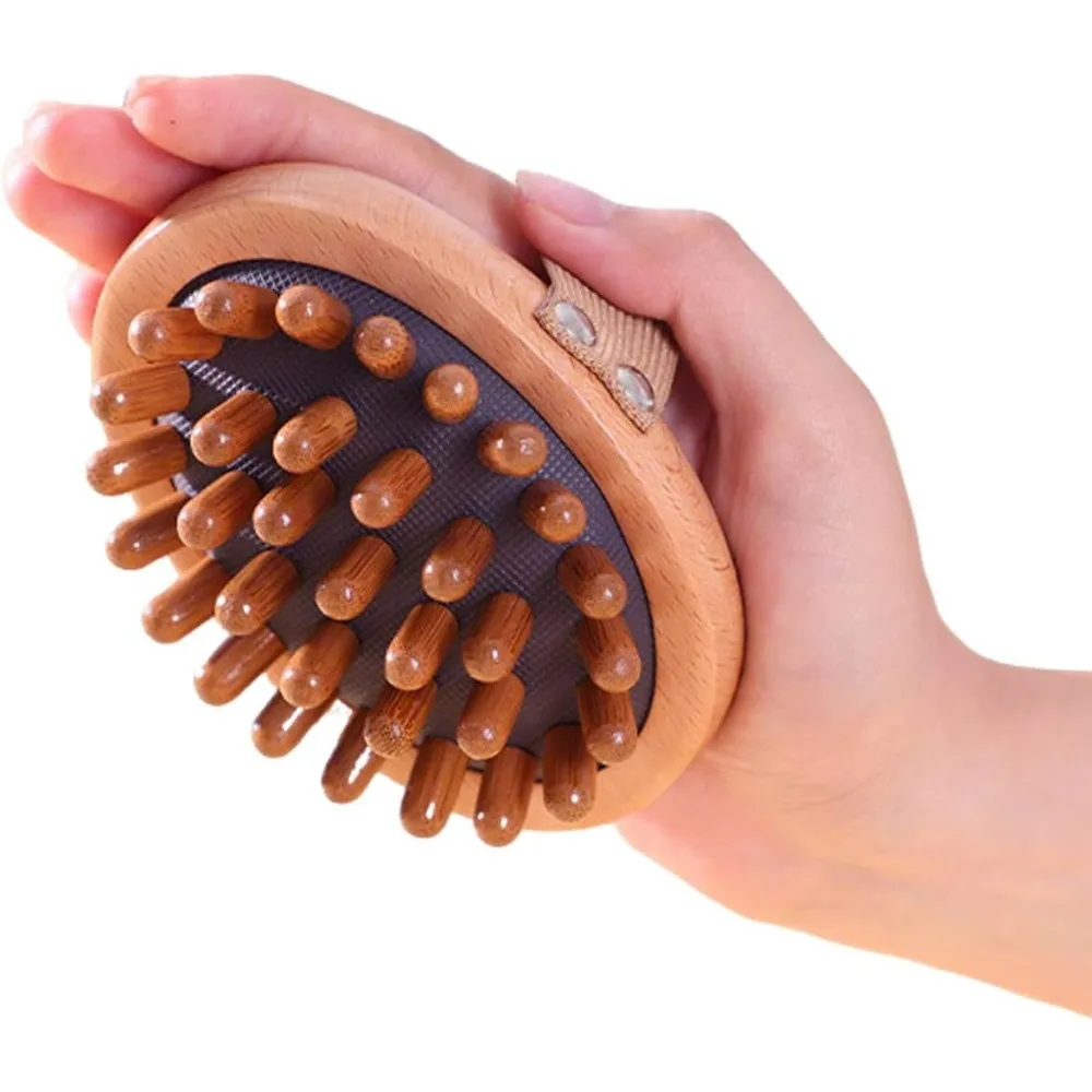 

Body Gua Sha Tool Wood Therapy Massage Tool Body Brush for Cellulite Lymphatic Drainage Relieve Muscle Pain